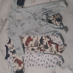 3 for $10 bundle. Boys newborn onsies.